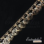 Cadena zamack corazones