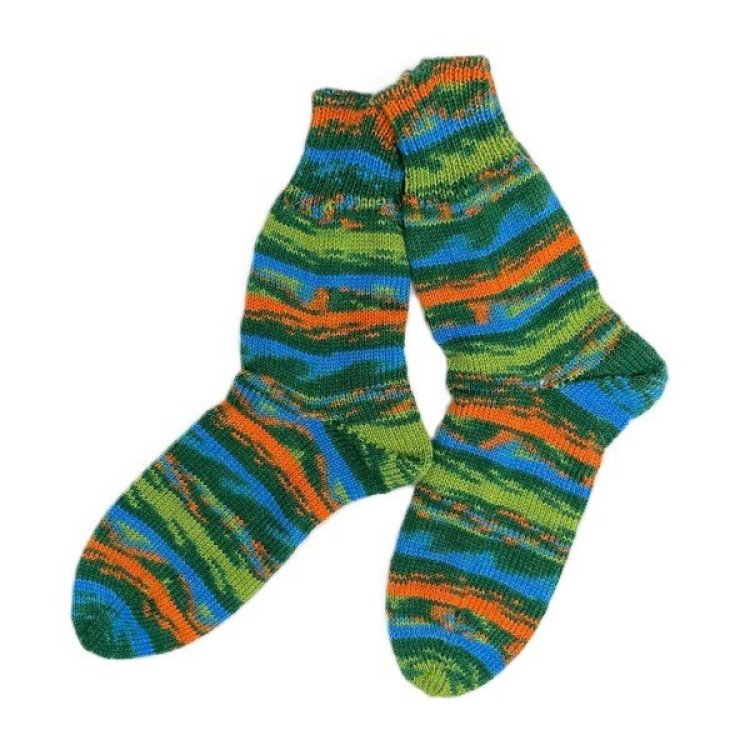 calcetines-verde-y-naranja