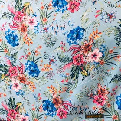 Imagen Tela flores color