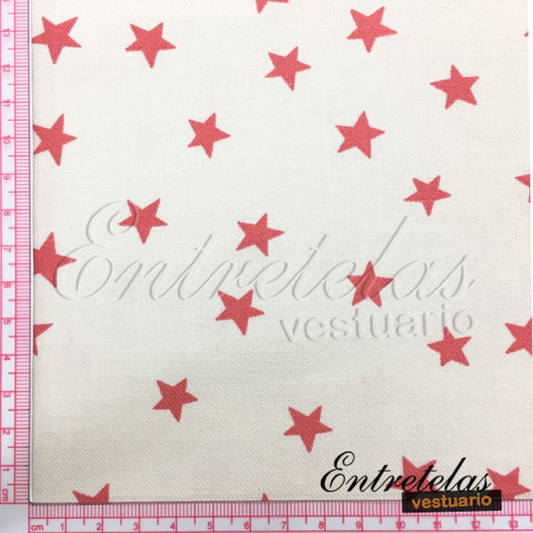 Piqué estrellas roja