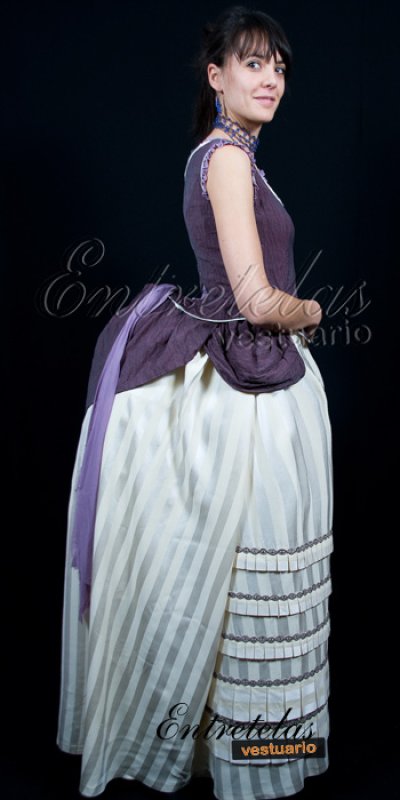 Imagen Vestido Polisón 1885