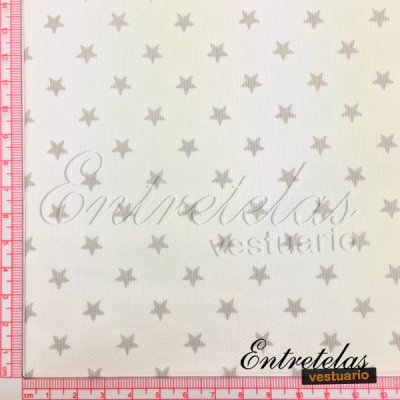 Imagen Piqué estrellas gris