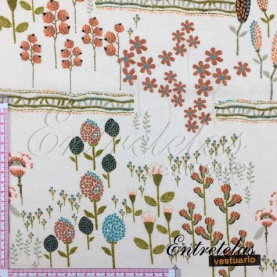 Imagen Viscosa flores suaves