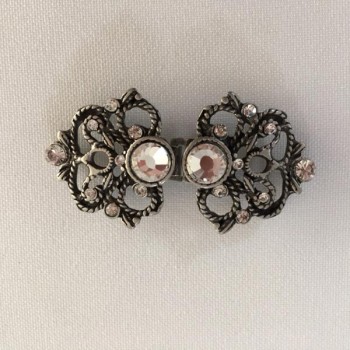 Broche brillantes