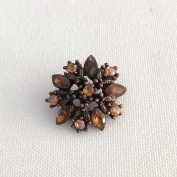 Botn swarovski flor