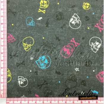 Calaveras de colores