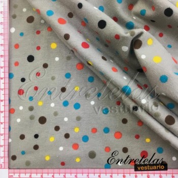 Punto Camiseta Lunares de colores