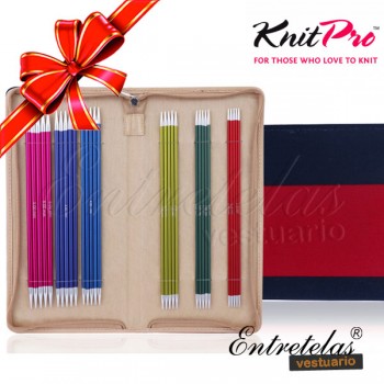 Set agujas doble punta zing KnitPro 20cm