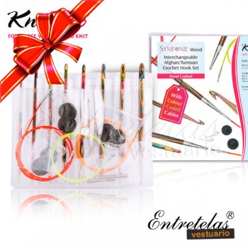 Set agujas ganchillo tunecino symfonie KnitPro