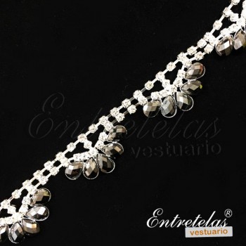 Cadena strass abanico